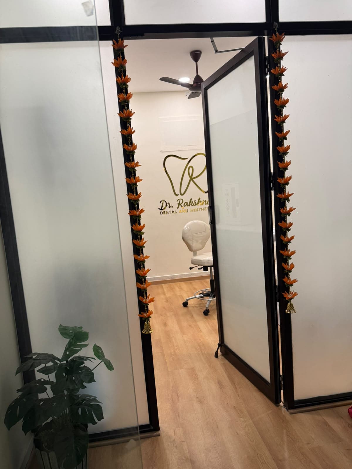 Welcoming entrance to the clinic